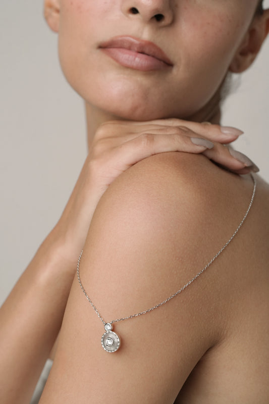 Luna Drop Pendant Necklace