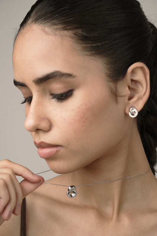 Nova Halo Pendant Necklace
