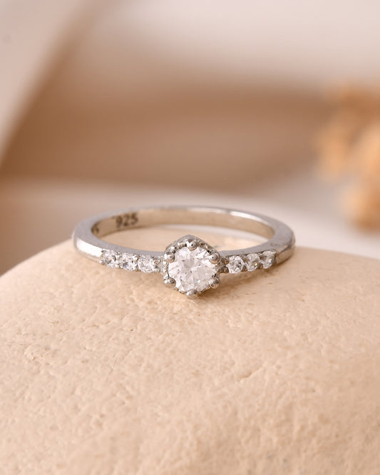 Signature Round Solitaire Ring