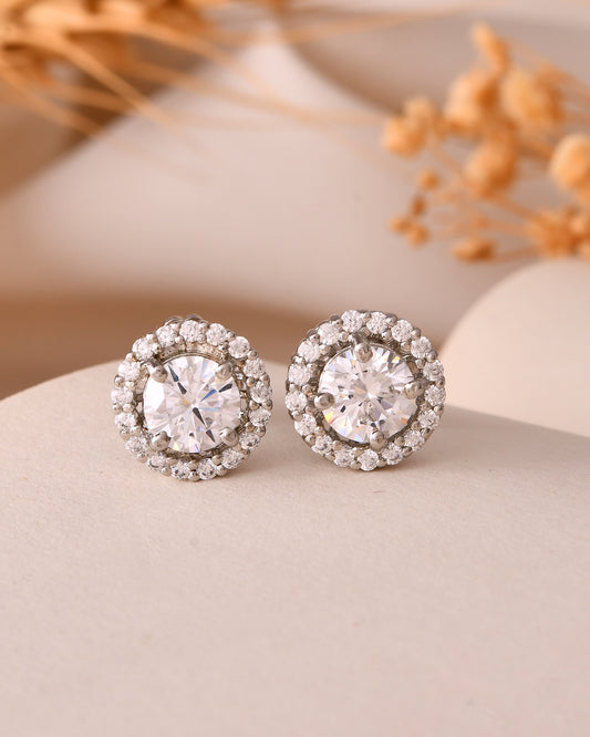 Twilight Halo Solitaire Stud