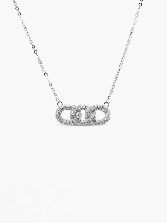 Triple Circle Pendant Necklace