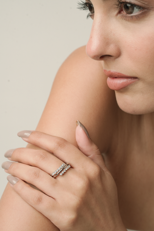 Serene Crown Ring