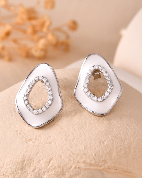 Modern Chic Abstract Earrings
