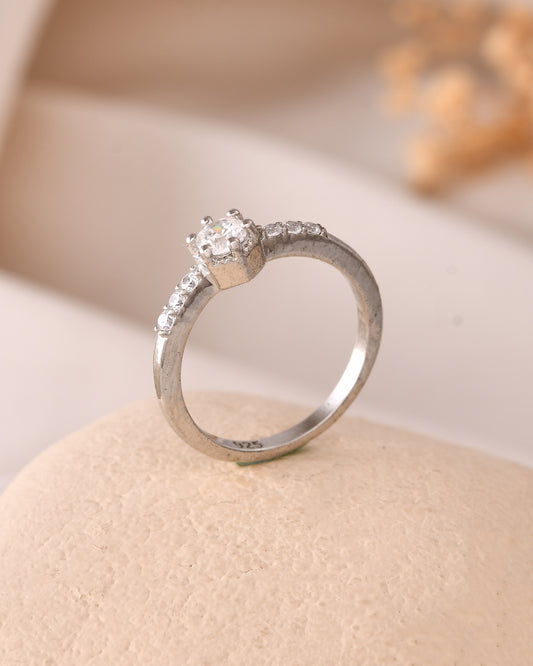 Signature Round Solitaire Ring