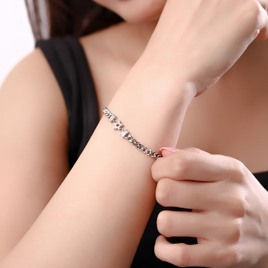 Star Chain 925 Silver Bracelet