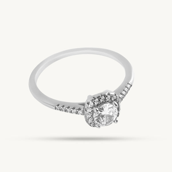 Pave Halo Ring