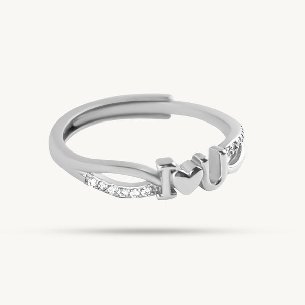 Love & Letter Motif Ring