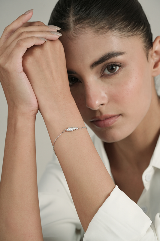 Ridged Bar bracelet