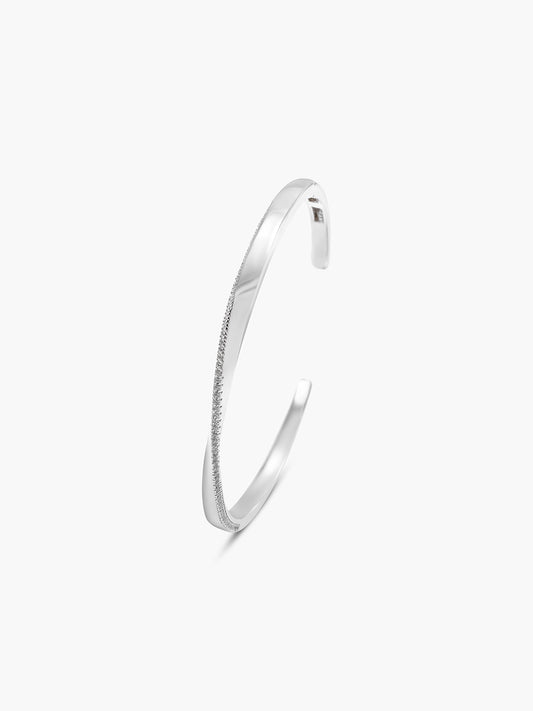 Slim Flat Bar Bangle Bracelet