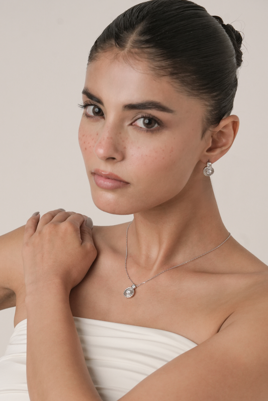 Luna Drop Pendant Necklace