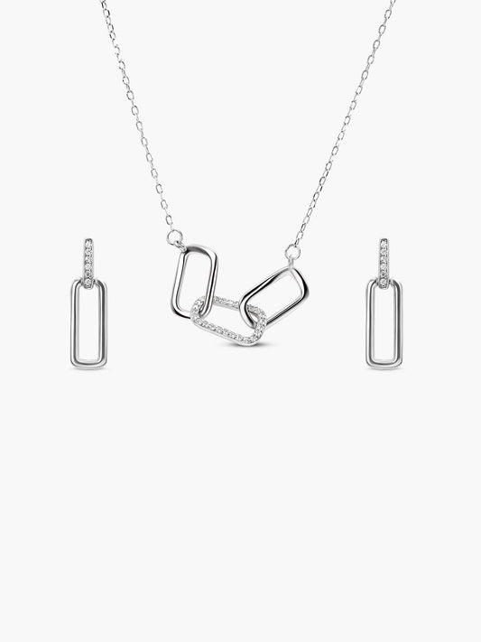 Inter Link Pendant Set