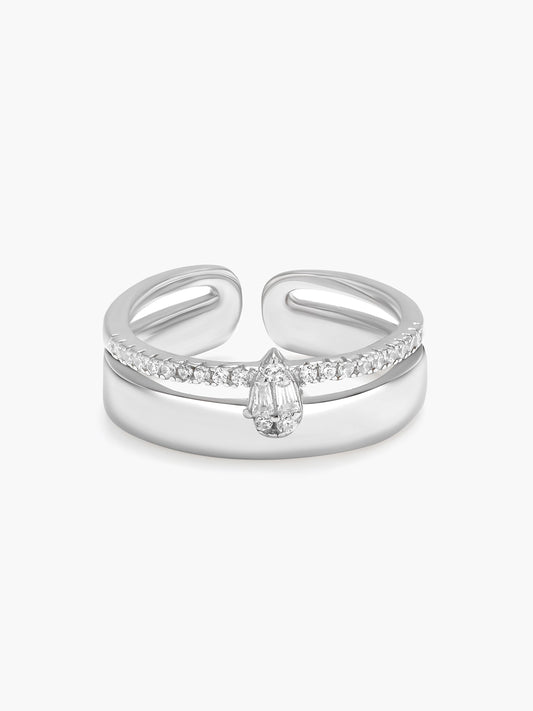 Lyra Pear Ring